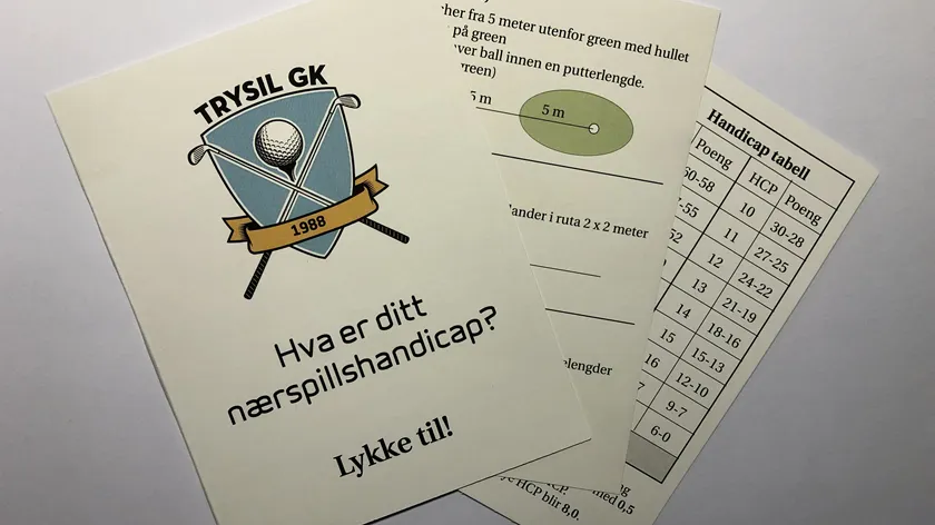 Tren nærspill ved hjelp av Nærspillshandicap